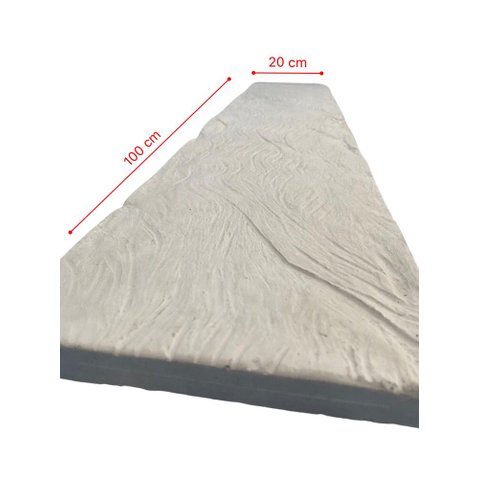 Piso Madeira Demolição Acapulco  100x24x2cm Fendi - Areia de Quartzo