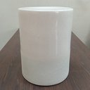 Ver imagem 2 de Banqueta Banco Decorativo Jardim Garden Cerâmica 44x32x32cm Marfim