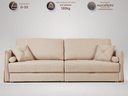 Ver imagem 2 de Sofá Orfeu 2,10m sem Caixa, Retrátil e Reclinável Linho Premium Creme - Netsofas