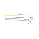 Ver imagem 4 de Suporte Prateleira para Perfil Cremalheira 20 cm Branco (Par)