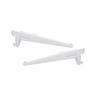 Suporte Prateleira Para Perfil Cremalheira 20 Cm Branco (par) - 1