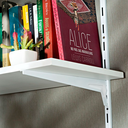 Ver imagem 5 de Suporte Prateleira para Perfil Cremalheira 20 cm Branco (Par)