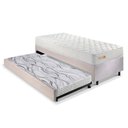 Ver imagem 3 de Bicama Box 88x188 Suede Bege com Colchão Ecoline D33 Ecoflex