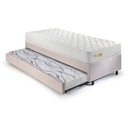 Ver imagem 4 de Bicama Box 88x188 Suede Bege com Colchão Ecoline D33 Ecoflex