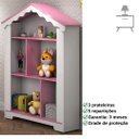 Ver imagem 3 de Estante Nicho c/ Prateleiras Organizador Casinha Magia