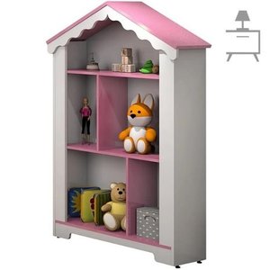 Estante Nicho c/ Prateleiras Organizador Casinha Magia