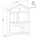 Ver imagem 5 de Estante Nicho c/ Prateleiras Organizador Casinha Magia