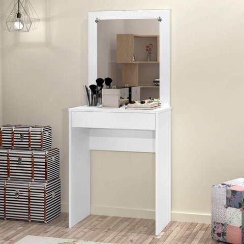 Penteadeira Camarim com Espelho 1 Gaveta Sofia 