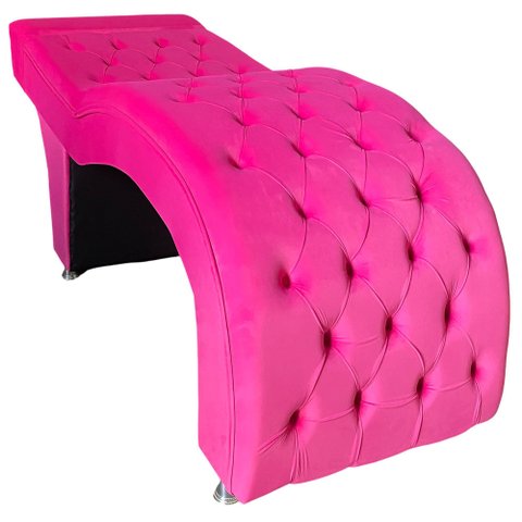 Maca Estética Estofada M1 80cm Veludo Pink - In9 Decor