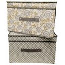 Ver imagem 2 de Caixa Organizadora Flexível Multiuso Guarda Roupa Armário