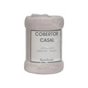 Ver imagem 1 de Cobertor Casal Super Soft Prata 300g 1,80x2,20 Sonhare