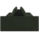 Ver imagem 6 de Sofá Ilha Modular para Sala 252cm com Puff Dublin K01 Veludo Verde e Sintético Preto - Lyam Decor