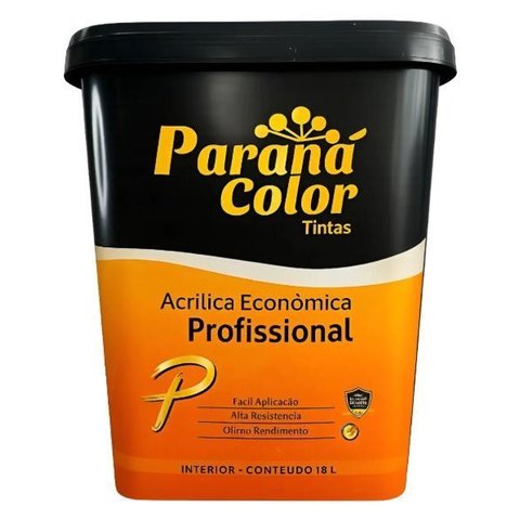 Tinta Acrilica 18l Econômica Alto Rendimento e Secagem Rápida Pavão