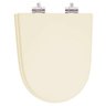 Assento Sanitario com Amortecedor Century Creme para Vaso Deca - 1