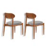 Conjunto com 2 Cadeiras em Madeira Maciça Hope - 3