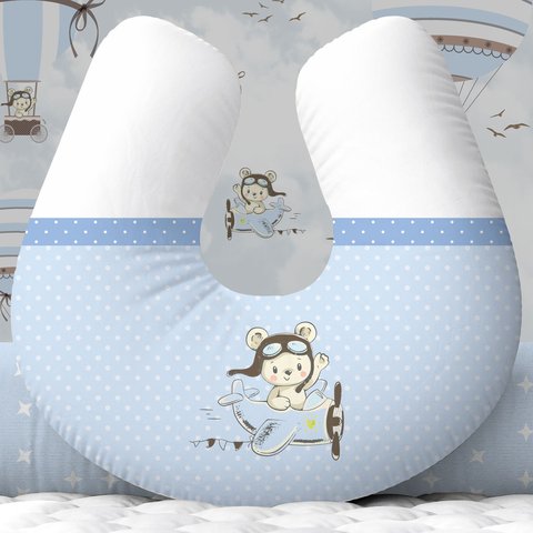 Almofada de Amamentação Travesseiro Urso Aviador Am164