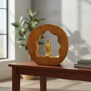 Ver imagem 4 de Escultura em Madeira Decorativa Mart 21893