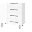 Ver imagem 3 de Balcao ParPlus Branco Marmorizado com 4 gavetas + 2 portas PASSE BEM