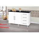 Ver imagem 6 de Balcao ParPlus Branco Marmorizado com 4 gavetas + 2 portas PASSE BEM