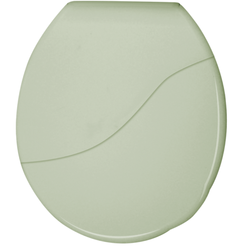 Assento Tampa para Vaso Sanitário Oval Almofadado Bellart Cor Verde Água Durín