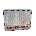 Ver imagem 6 de Cofre Casamento Dos Sonhos para Noivos em Mdf Junte 15 Mil