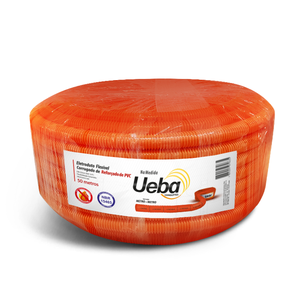 Conduite Corrugado 3/4" Laranja Rolo - Ueba