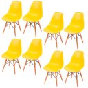 Ver imagem 1 de Kit 8 Cadeiras Eames Eifell 130PP Cor:Amarelo