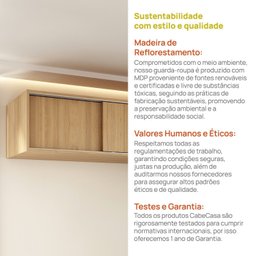 Ponte Canto Linear Modular 2 Portas de Correr Jade Cabecasa Madeiramadeira - 7