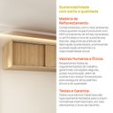 Ver imagem 7 de Ponte Canto Linear Modular 2 Portas de Correr Jade CabeCasa MadeiraOriginals