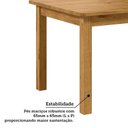 Ver imagem 6 de Conjunto com Mesa de Jantar 180cm Retangular e 8 Cadeiras 100% Madeira Maciça Essen Espresso Móveis Marrom/Nogueira