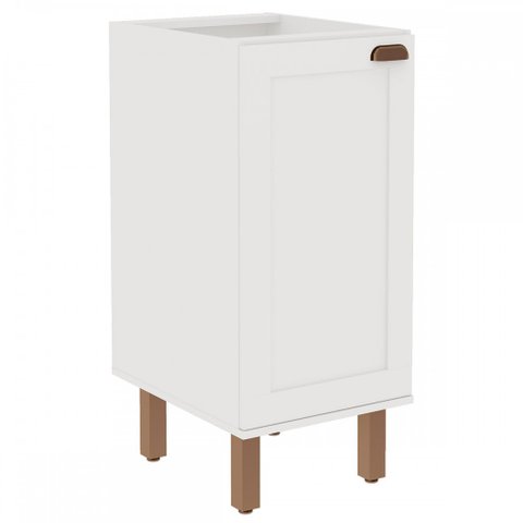 Balcão de Cozinha 1 Porta Branco Fosco 1526 - Genialflex