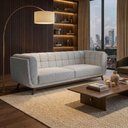 Ver imagem 6 de Sofa Living 2 Lugares Bellare 180 cm Pes Madeira Boucle Tce 1018 Moll
