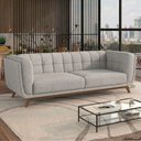 Ver imagem 2 de Sofa Living 2 Lugares Bellare 180 cm Pes Madeira Boucle Tce 1018 Moll