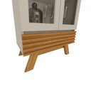 Ver imagem 6 de Cristaleira Retrô 71cm Sofia Nature/off White - Sallar Home