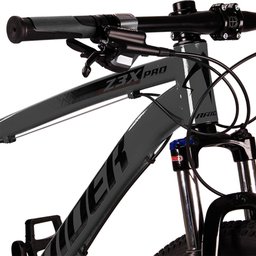 Bicicleta Aro 29 Quadro 19 Alumínio 27v Câmbio Shimano Freio Hidráulico Z3-X PRO Grafite - - 6