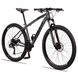Bicicleta Aro 29 Quadro 19 Alumínio 27v Câmbio Shimano Freio Hidráulico Z3-X PRO Grafite - - 1