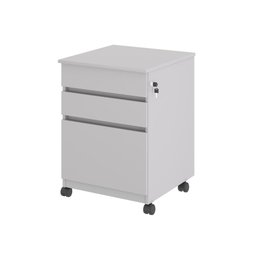 Gaveteiro com 3 Gavetas Nora Cinza - 1