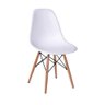 Conjunto Mesa Eames Eiffel Dsw Redonda Pau Ferro 120cm + 4 Cadeiras Eames Dsw - Branca - 2