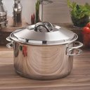Ver imagem 3 de Caçarola Funda Aço Inox Fundo Triplo 24 Cm 6,1 L Solar Tramontina