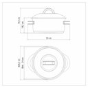 Ver imagem 2 de Caçarola Funda Aço Inox Fundo Triplo 24 Cm 6,1 L Solar Tramontina