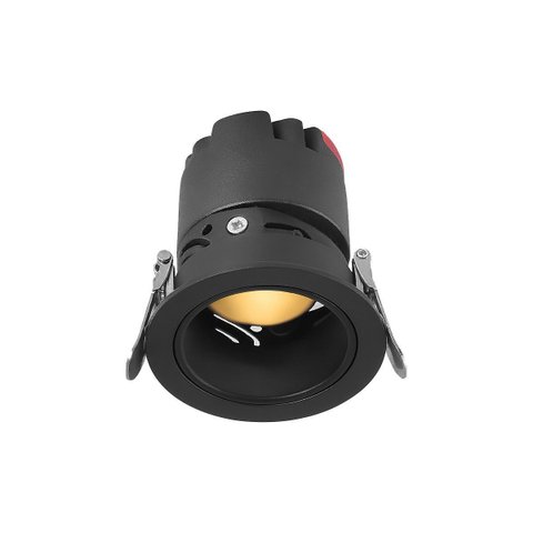 Spot Led Embutir Zagle 10w 2700k Luz Quente 24° Irc97 Preto Nordecor 6445 St3262