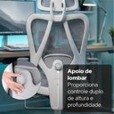 Ver imagem 3 de Cadeira de Escritório Ergonomica Confortável Premium Elements Samaia Certificada Nr17