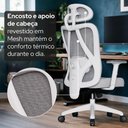 Ver imagem 6 de Cadeira de Escritório Ergonomica Confortável Premium Elements Samaia Certificada Nr17