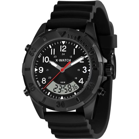 Relógio X-Watch Masculino Ref: XMNPA026 P2PX Black Anadigi