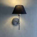 Ver imagem 4 de Kit 2 Arandelas de Parede Clássica com Interruptor e Cúpula Preta Ref 16 Decoração Casa Sala Quarto