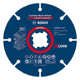 Disco de Corte Expert Carbide Multi Wheel X-lock 115 Mm, 22,23 Mm Bosch - 1