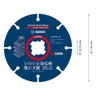 Disco de Corte Expert Carbide Multi Wheel X-lock 115 Mm, 22,23 Mm Bosch - 7