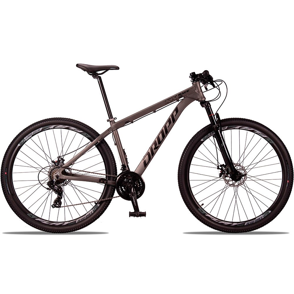 Bicicleta Aro 29 Quadro 17 Alumínio 24v Shimano Freio Mecânico SX Race Grafite - Dropp - 6