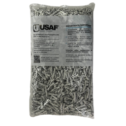 Bucha Ufu 6mm para Tijolo Furado Usaf - Pacote com 1000 Unidades - 2