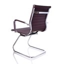 Ver imagem 2 de Cadeira Fixa Interlocutor Charles Eames Esteirinha 11A: Marrom Café